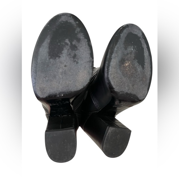 Zadig & Voltaire & Laurence Dacade Black Heeled Boots with Buckle Detail - Picture 6 of 13